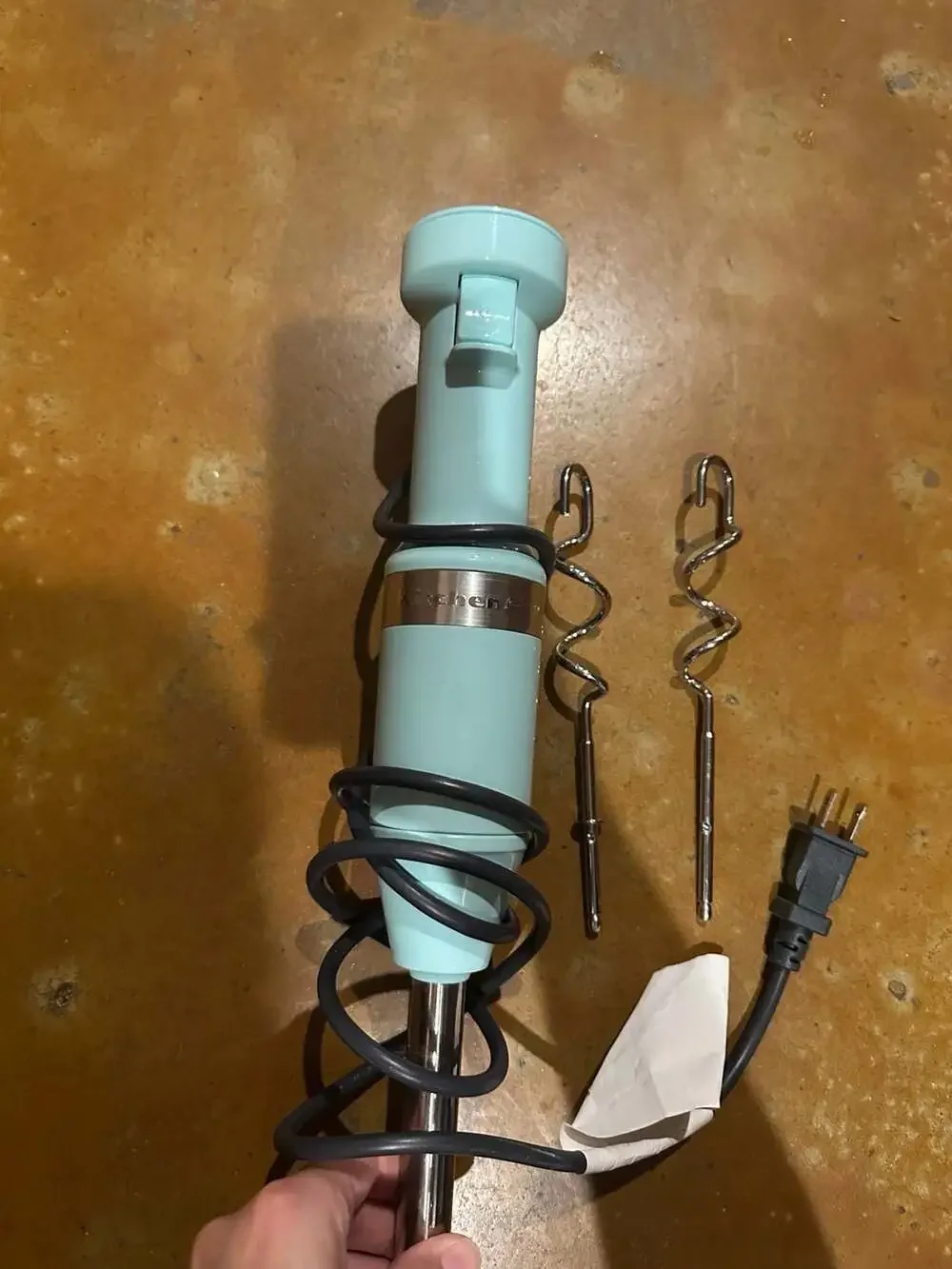KitchenAid Variable Speed Corded Hand Blender Aqua Sky